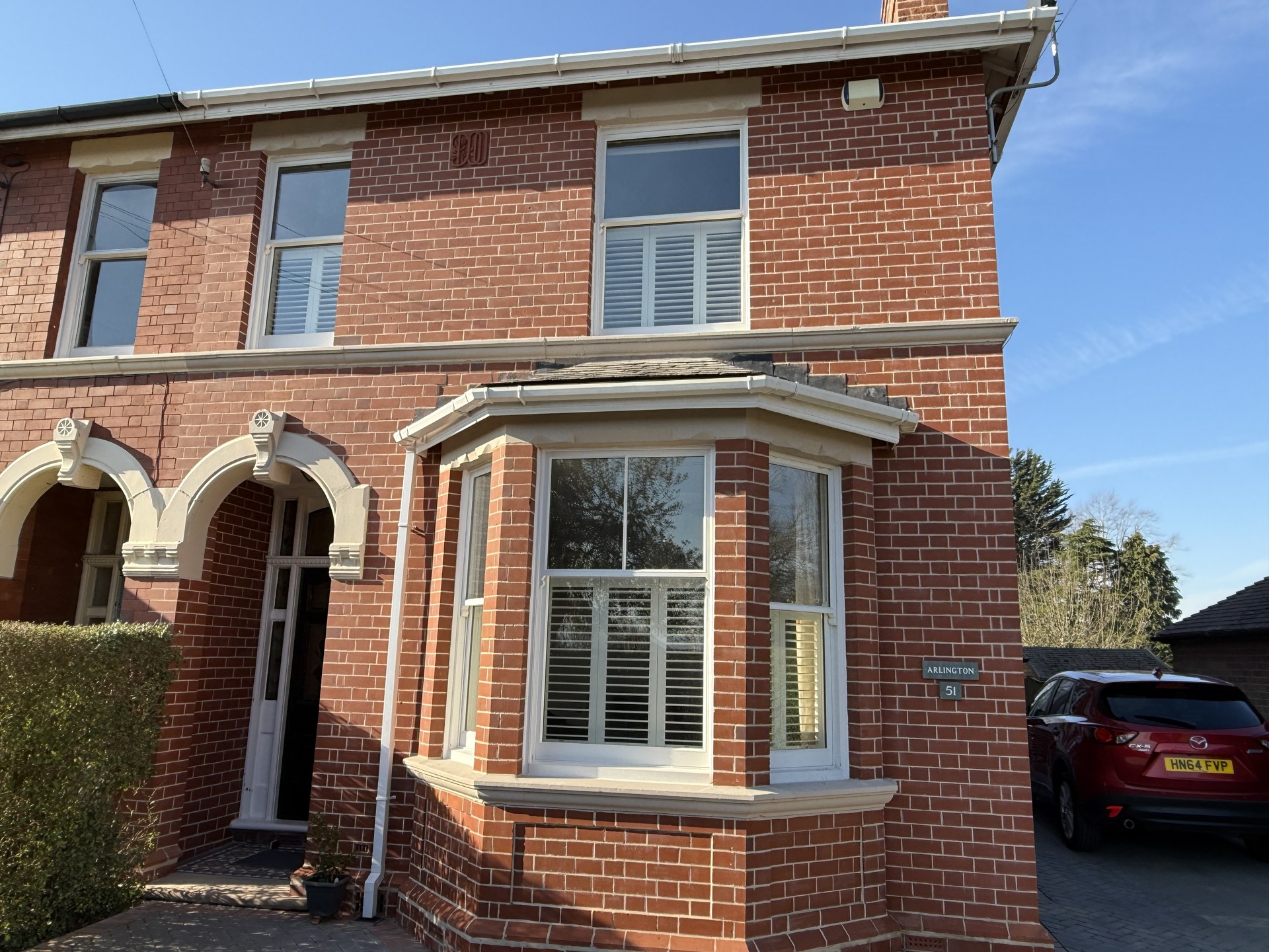 Finished brick frontage — Staffordshire Pointing project gallery image
