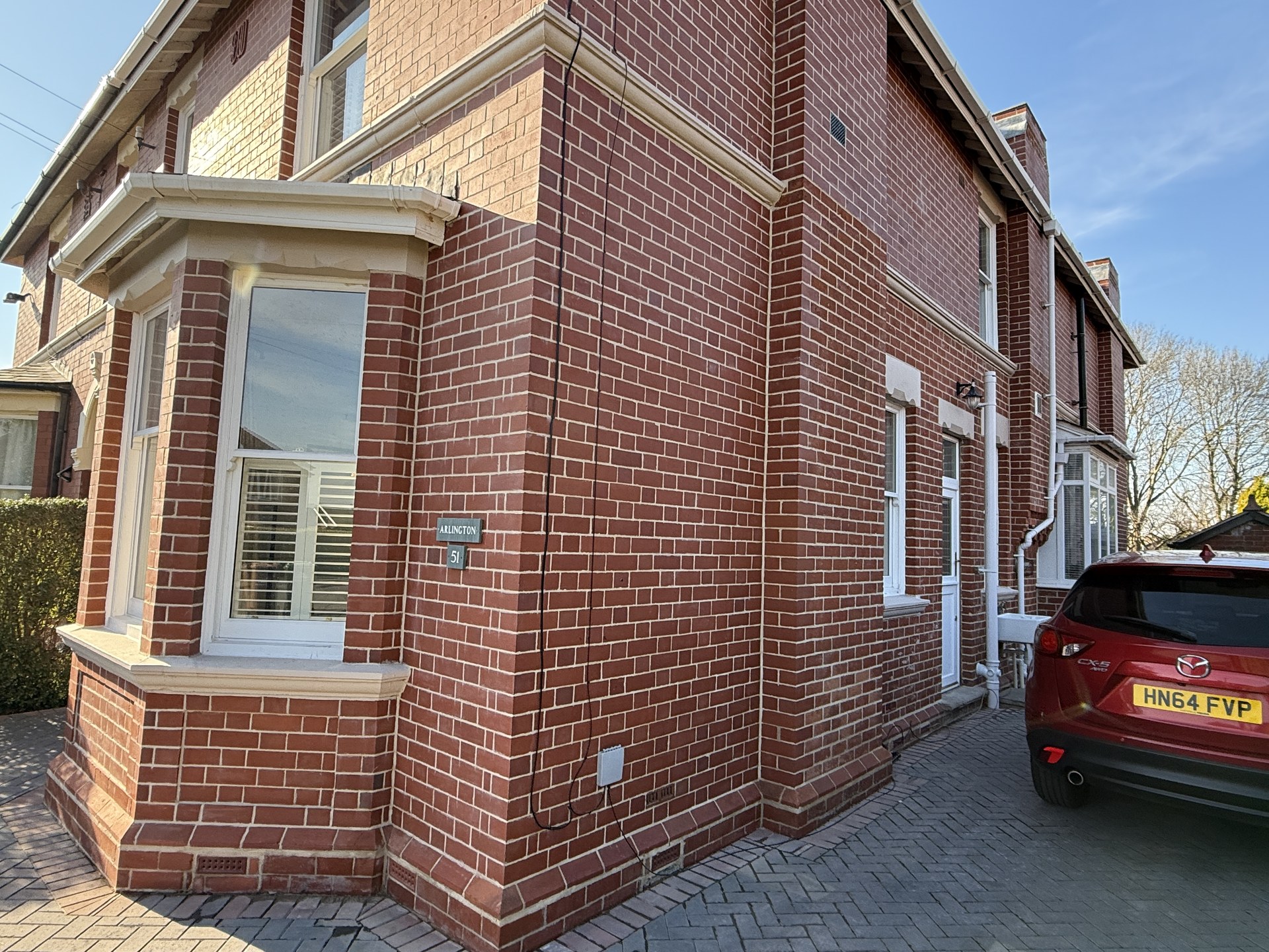 Brick restoration side elevation — Staffordshire Pointing project gallery image