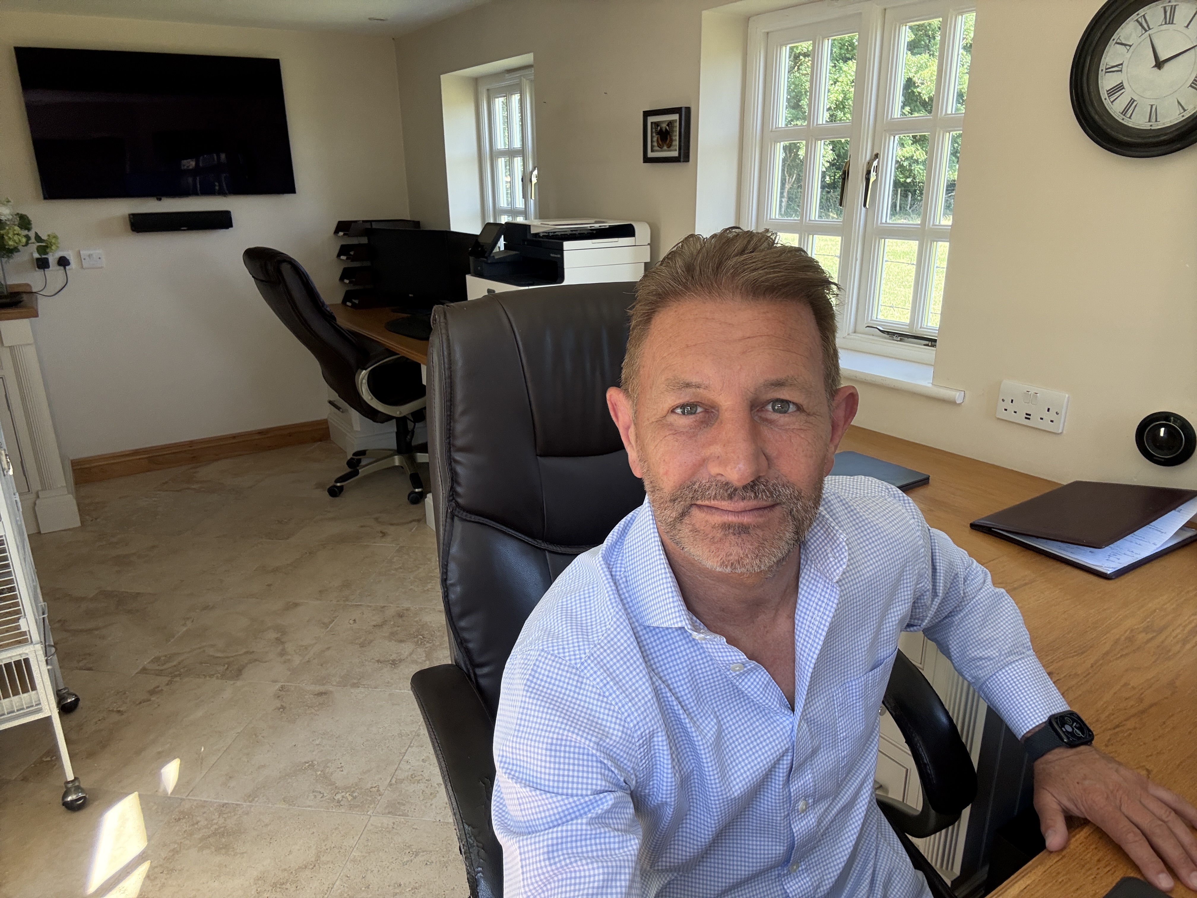 Portrait of Paul Jordan, Managing Director at Staffordshire Pointing.